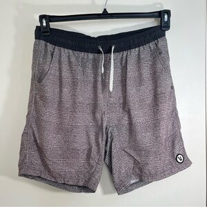 Vuori Women’s Grayish Shorts Size Large Lined Drawstring Pockets FLAWED